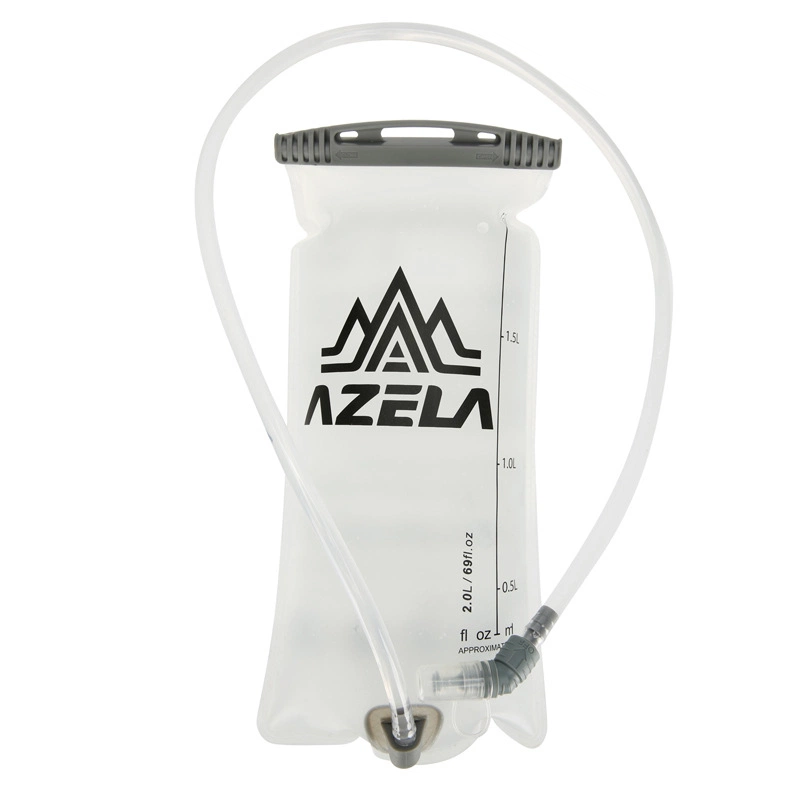 AZELA 2L Hydration Bladder, BPA-Free Water Reservoir with Leakproof Bite Valve Tube for Hiking Backpack Cycling Camping