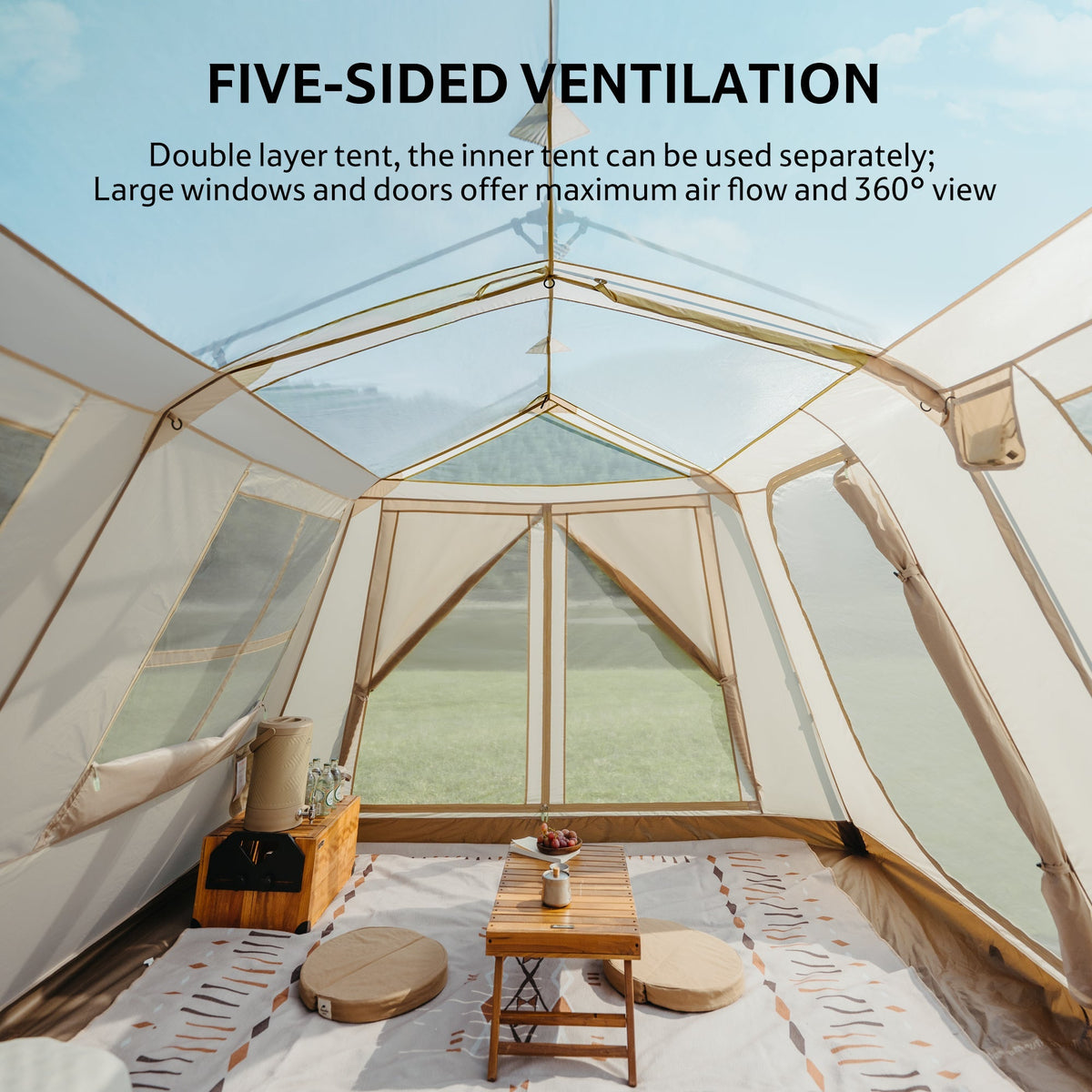 Village™ 13 Flagship 8-Person Instant Cabin Tent