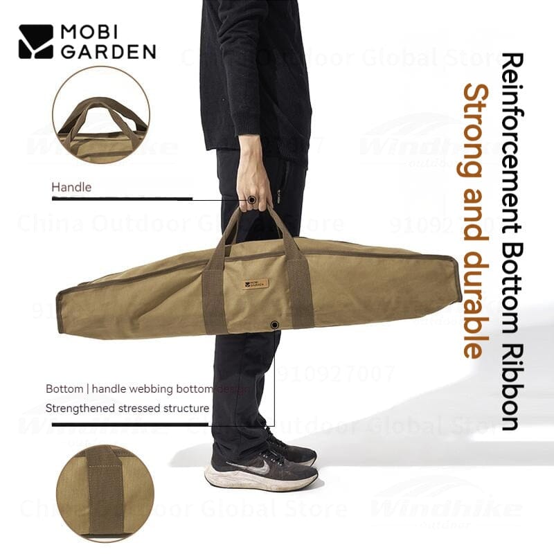 MOBI GARDEN Retro Canvas Pole Storage Bag